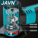 JAVN 12V Cordless Angle Grinder - 19500 RPM Powerful Electric Grinding & Polishing Machine