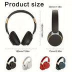 Headset with Surround Sound Wireless Gaming , Foldable Design & Large Battery