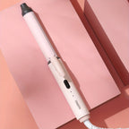 Hair Curling Wand CRASTS Unisex Adult , 9mm-25mm Teddy Bear Waves, Air Bangs, Mini 9mm 16mm 25mm Water Ripple Curls, 58W 220V Type C Plug, No Battery Required
