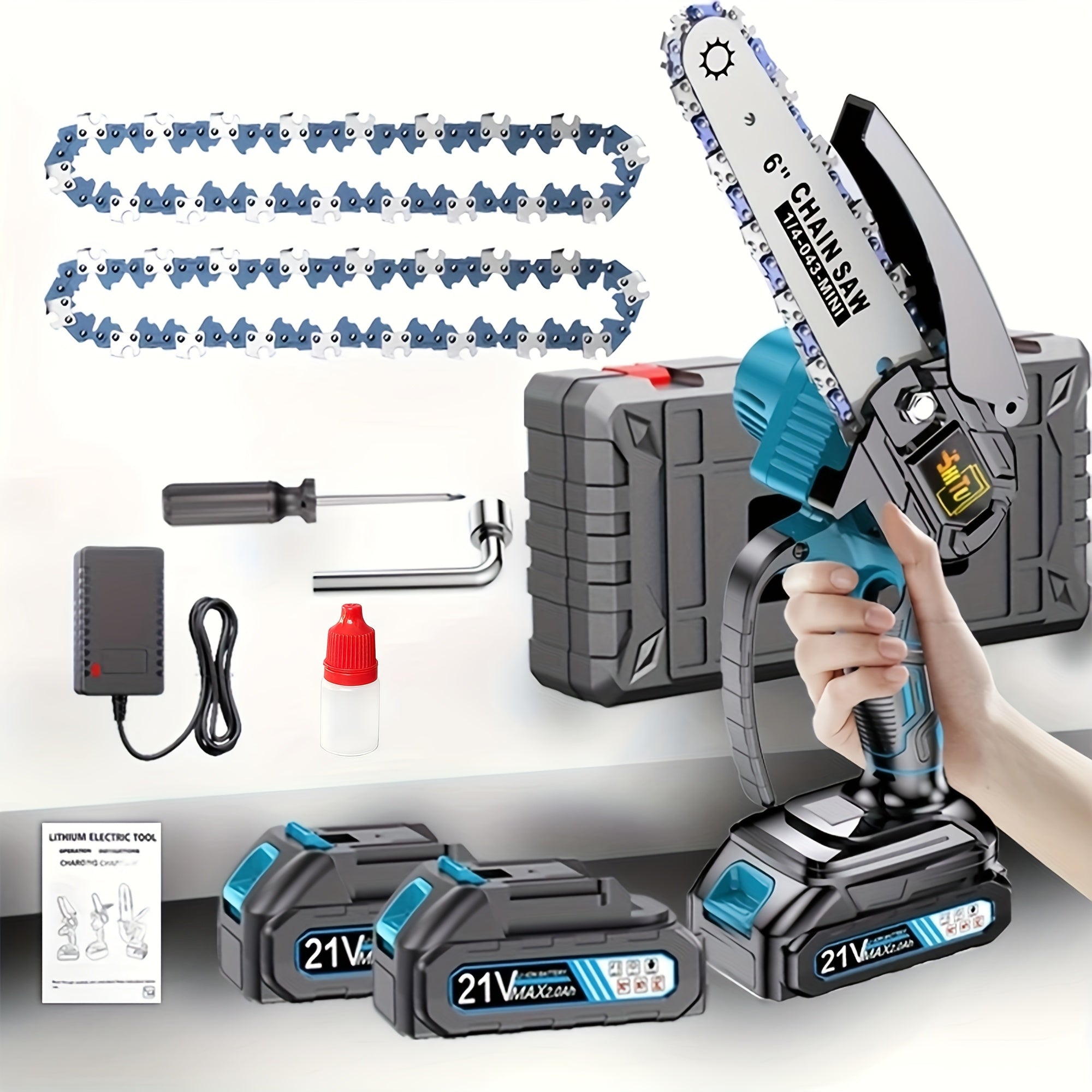 Chainsaw Rechargeable Battery Mini Lithium