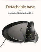 Nail Lamp Professional Quick-Dry /LED  - /LED Light Machine for Fast Gel Polish, LCD Display & Operation (Adapter-Free) - & Salon Use, Low-Power /Blue Light for -Free Nail Hardening, No Odor