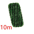 Garland Classic Christmas Artificial Tinsel  in Green And White