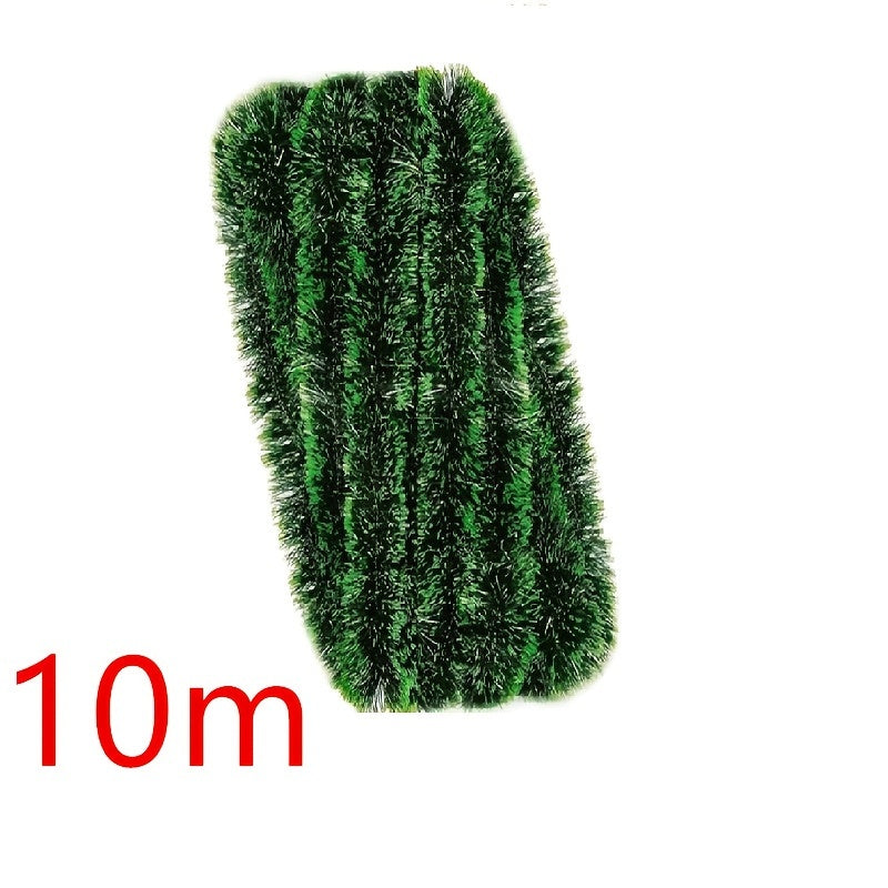 Garland Classic Christmas Artificial Tinsel  in Green And White