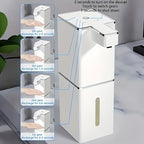 Soap Dispenser Four-Speed Adjustable Automatic , 400ml Extra Large Capacity