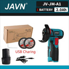 JAVN 12V Cordless Angle Grinder - 19500 RPM Powerful Electric Grinding & Polishing Machine