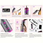 Hair Curler 1 Automatic  for Marvelous Locks - Fast Charging USB, Ceramic, 5 Heat Settings Tangle-Free - Perfect for Styling and Special Occasions, Includes Elegant Gift Box