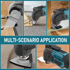 Oscillating Multi-tool, Equipped with 2x1500mAh Batteries Or Bare Tools Without Battery Cordless