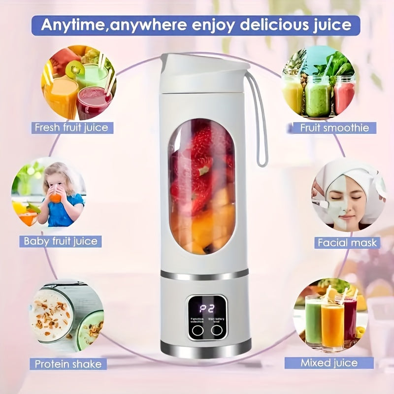 Blender and Handheld Juicer USB Charging Portable Cordless