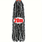 Garland Classic Christmas Artificial Tinsel  in Green And White