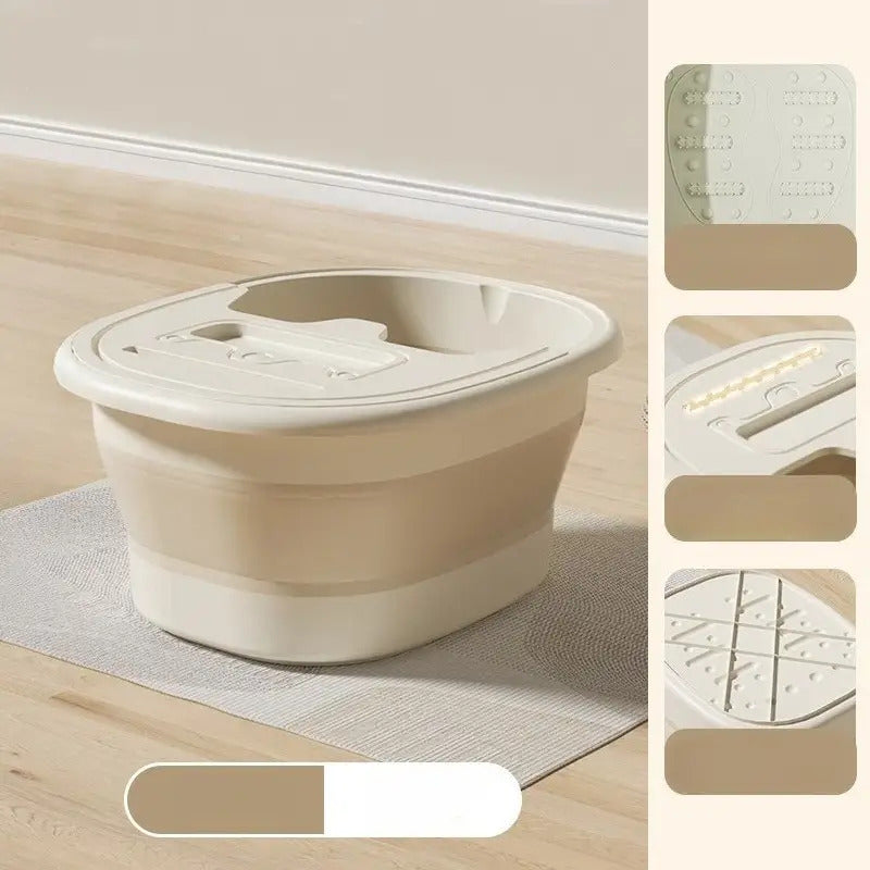 Foot Spa Bath Tub Portable Folding  with Built-In Massager - not electric