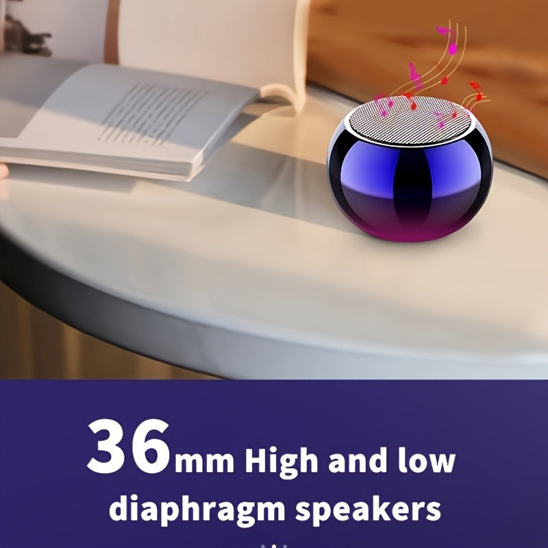 Speaker Mini  High appearance level Small steel cannon: Portable music player M3 wireless