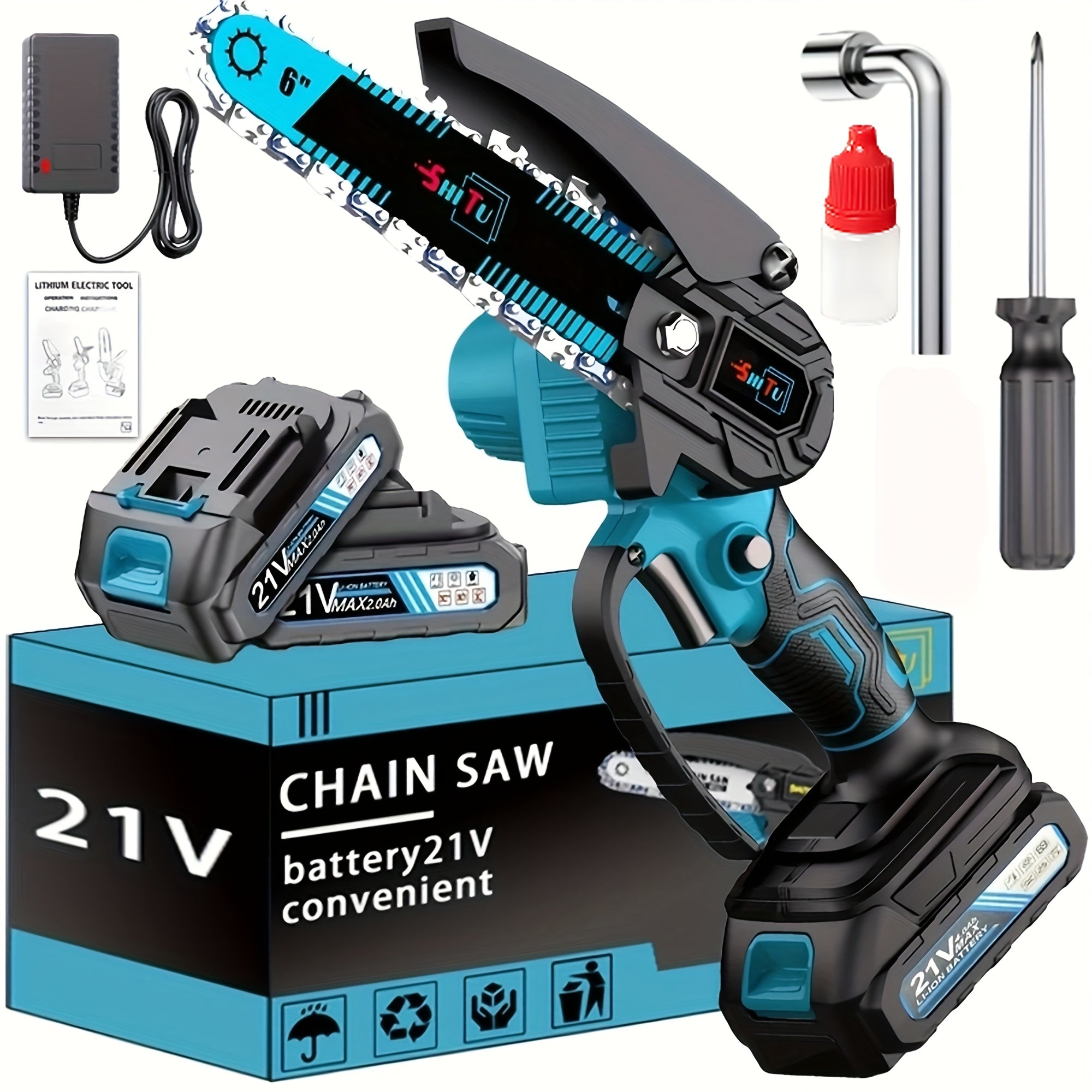 Chainsaw Rechargeable Battery Mini Lithium