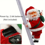 Christmas Decoration Gifts Climbing Santa, Santa Climbing Ladder, Santa On a Ladder