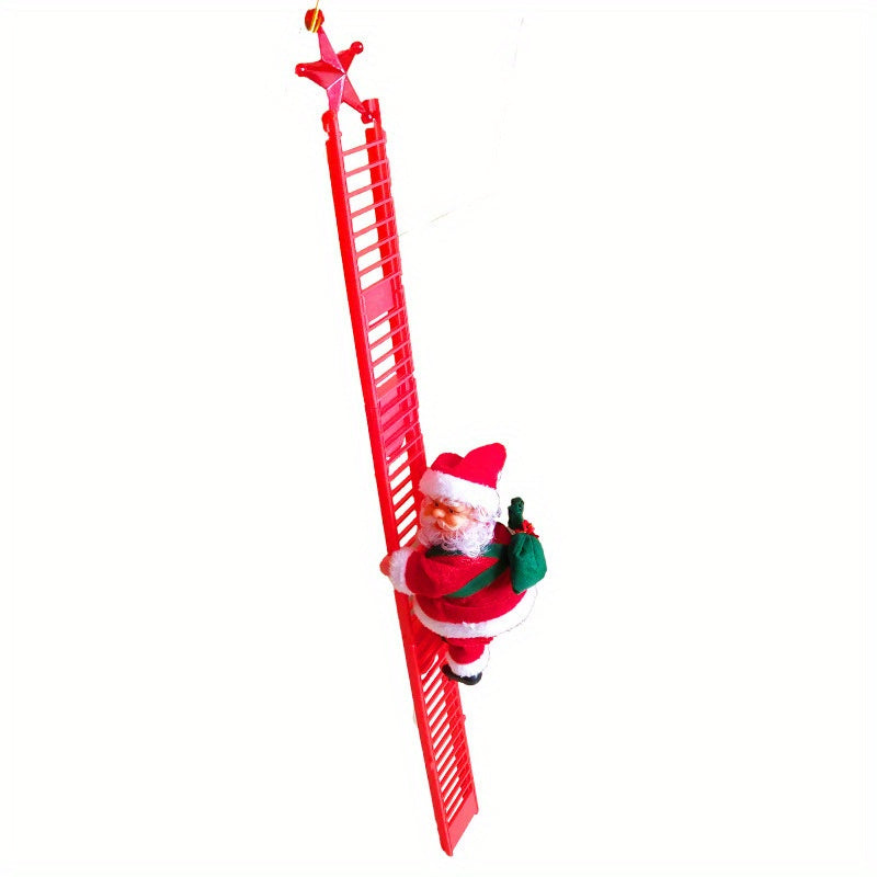 Christmas Decoration Gifts Climbing Santa, Santa Climbing Ladder, Santa On a Ladder