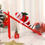 Christmas Decoration Gifts Climbing Santa, Santa Climbing Ladder, Santa On a Ladder