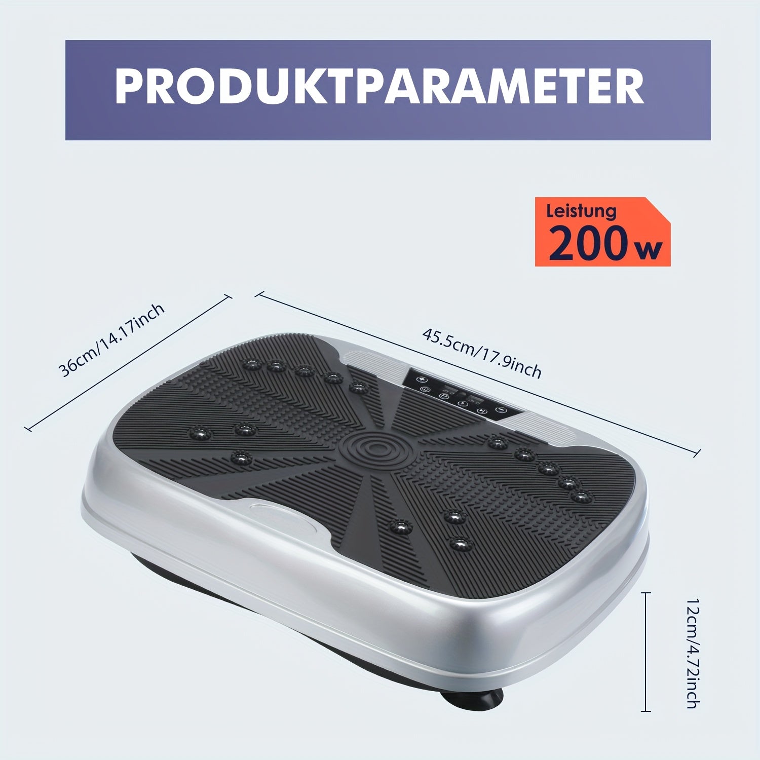 Vibration Plate with Electromagnetic Massage | 99 Speed Levels | Acupressure Foot Pad | Remote Control And Resistance Band Included | Silent Whole Body Burner for Home Fitness, Muscle Recovery, Balance Improvement,  Sma