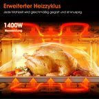 Air Fryer 6L with LED Touchscreen – 1700W Oil-Free Cooker