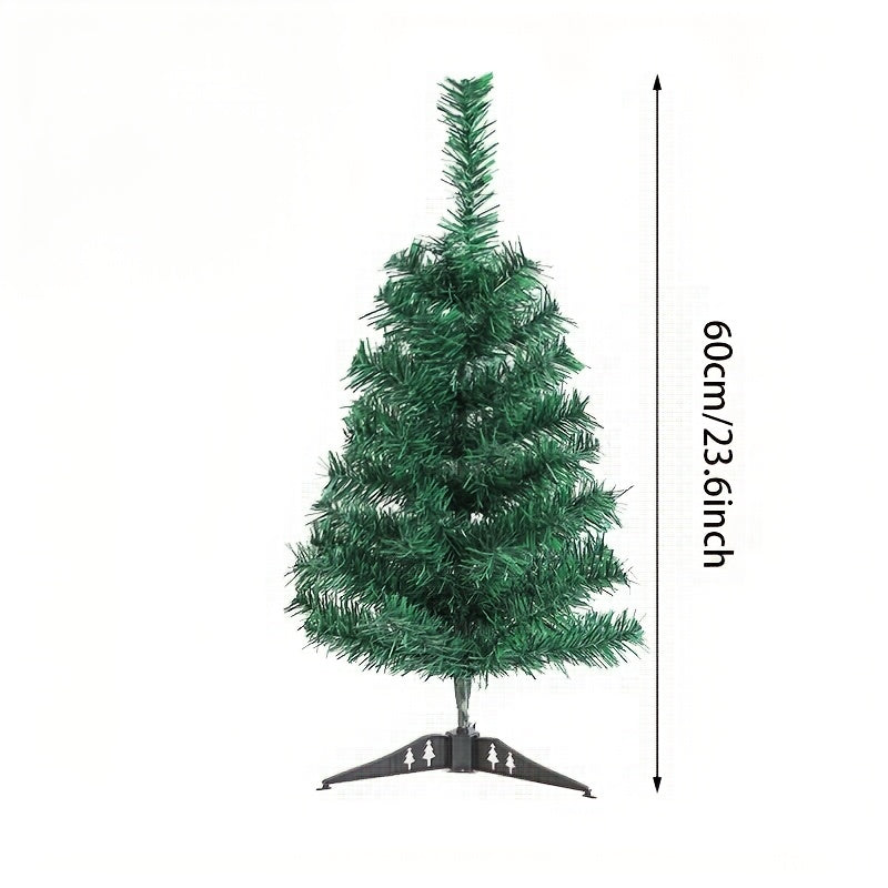 Tree 1pc Green Realistic Artificial Christmas Tree with Foldable Stand