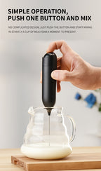 Frother 1pc Powerful Electric Milk Frother Handheld with Stainless Steel Stand, Battery Powered Mixer for Coffee, Smoothies, Latte, Matcha, Hot Chocolate, Mini Hand Blender 2025 Edition, Kitchen Gift, New Year Present, Valentine'S Da