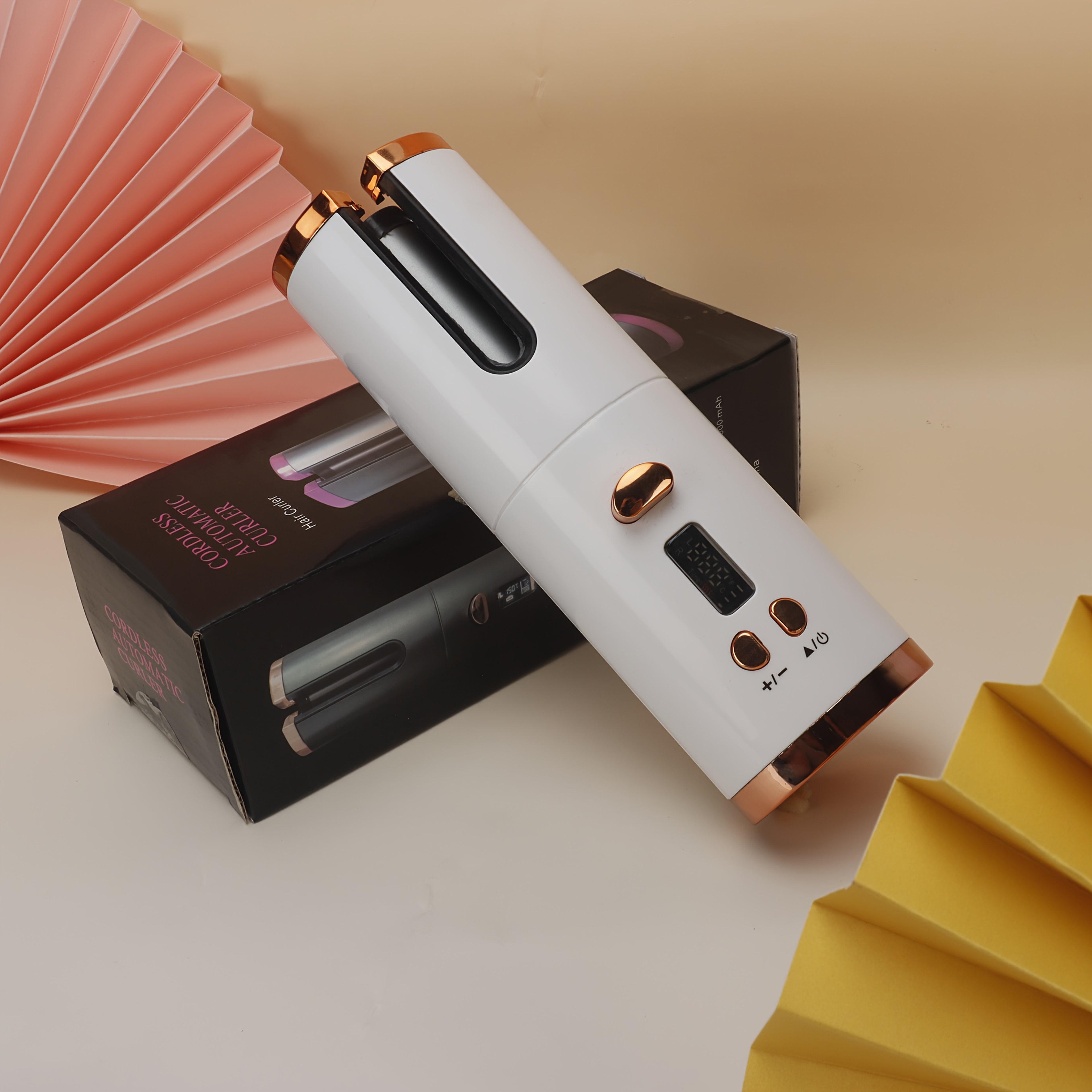 Hair Curler 1 Automatic  for Marvelous Locks - Fast Charging USB, Ceramic, 5 Heat Settings Tangle-Free - Perfect for Styling and Special Occasions, Includes Elegant Gift Box