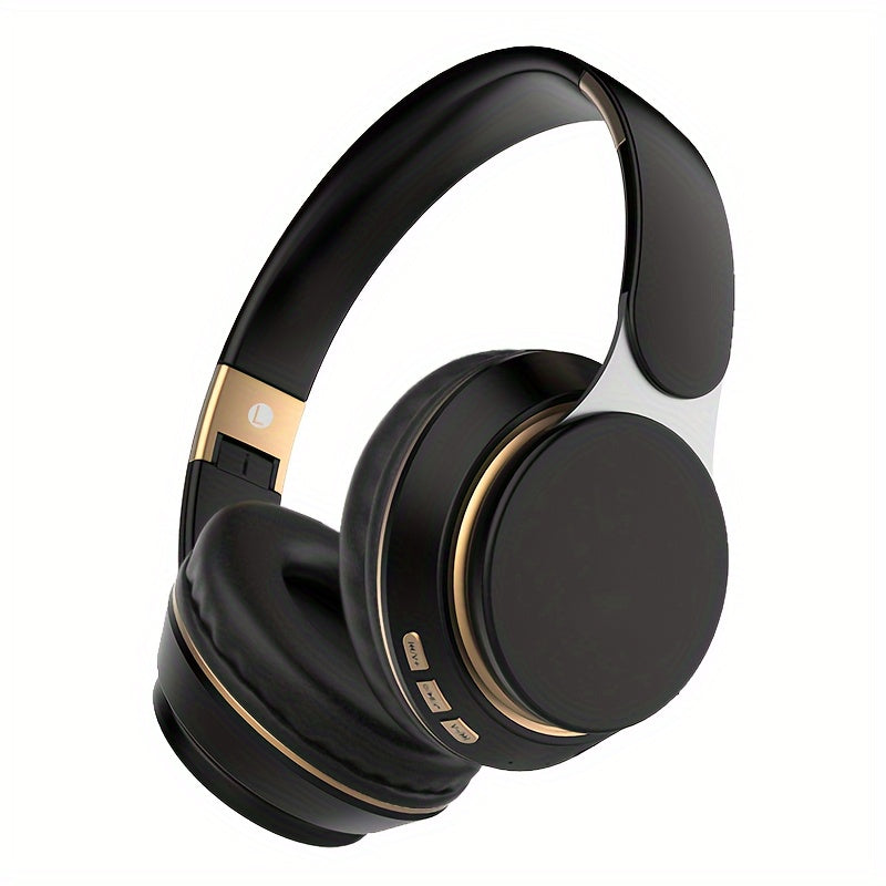 Headset with Surround Sound Wireless Gaming , Foldable Design & Large Battery