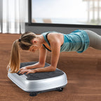 Vibration Plate with Electromagnetic Massage | 99 Speed Levels | Acupressure Foot Pad | Remote Control And Resistance Band Included | Silent Whole Body Burner for Home Fitness, Muscle Recovery, Balance Improvement,  Sma
