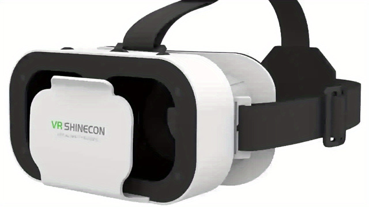 Headset 1pc VR 3D Virtual Reality - Adjustable VR Glasses with Comfort Fit Strap, Lightweight Design for Immersive Gaming, Movie Watching & VR Parks - No Electronics/Batteries Needed