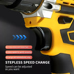 Drill Set Wireless . The New Impact Drill Is Equipped With A 3/8-inch Keyless Chuck And A Work Light