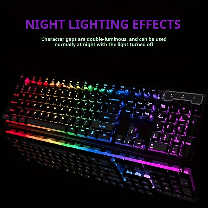 Keyboard EWEADN Silent Wired Gaming