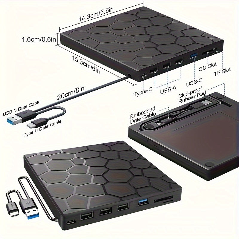 CD/DVD Drive for Laptop Ultra-Slim Portable External