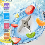 Juicer Portable Multi-Function  with Rechargeable Battery - Compact Food-Grade PP Cup, On-the-Go Use, Cross-Border Wholesale