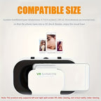 Headset 1pc VR 3D Virtual Reality - Adjustable VR Glasses with Comfort Fit Strap, Lightweight Design for Immersive Gaming, Movie Watching & VR Parks - No Electronics/Batteries Needed