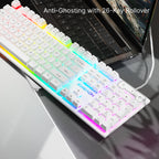 Keyboard EWEADN Silent Wired Gaming