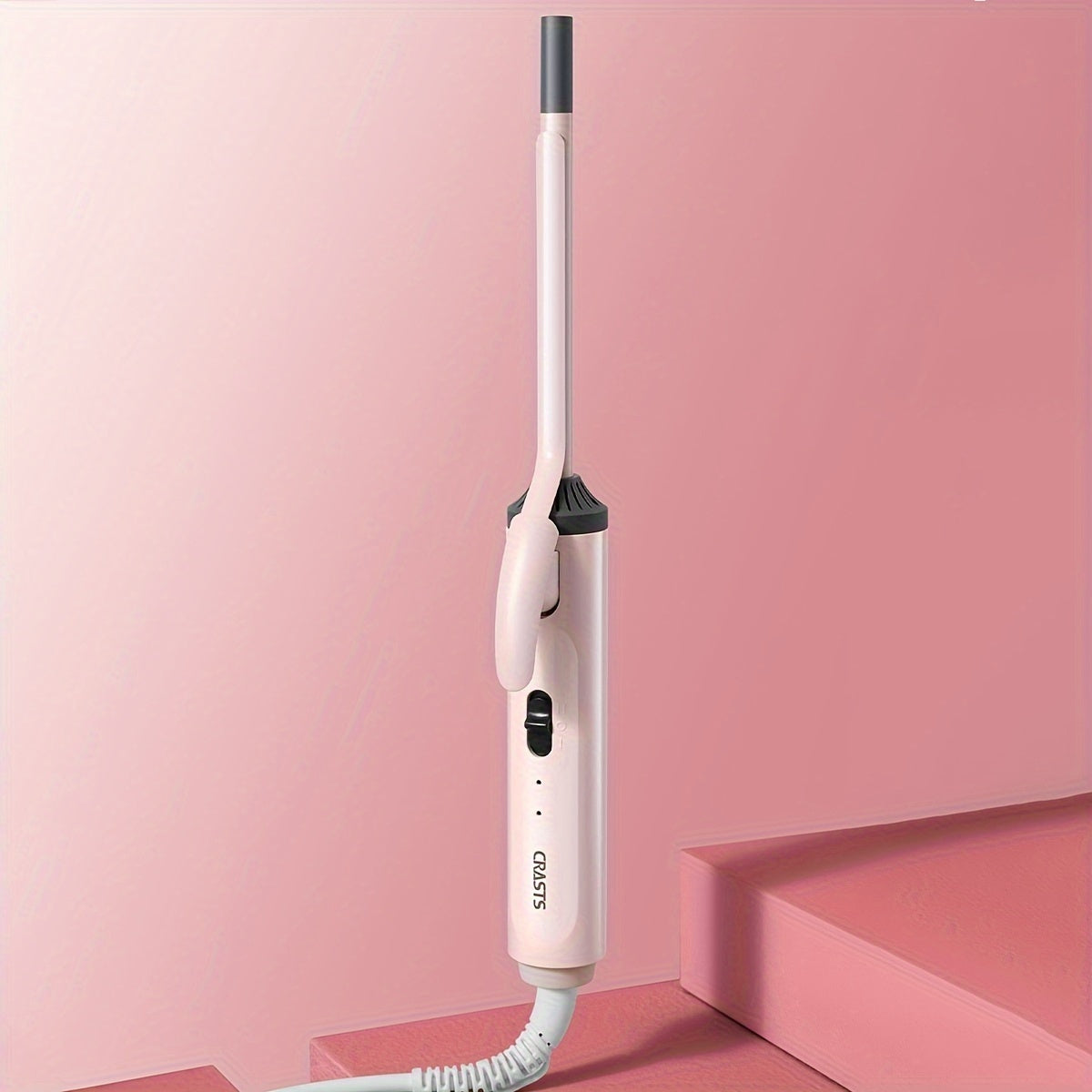 Hair Curling Wand CRASTS Unisex Adult , 9mm-25mm Teddy Bear Waves, Air Bangs, Mini 9mm 16mm 25mm Water Ripple Curls, 58W 220V Type C Plug, No Battery Required