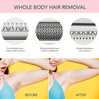 Hair Remover 4in1 Women's Electric  Multifunctional Women's Electric Shaver Trimmer Set Bikini Line Trimmer for Women USB Rechargeable for Eyebrows, Nose, Face Legs Hair Removal Portable Gentle Perfect Gift for Women