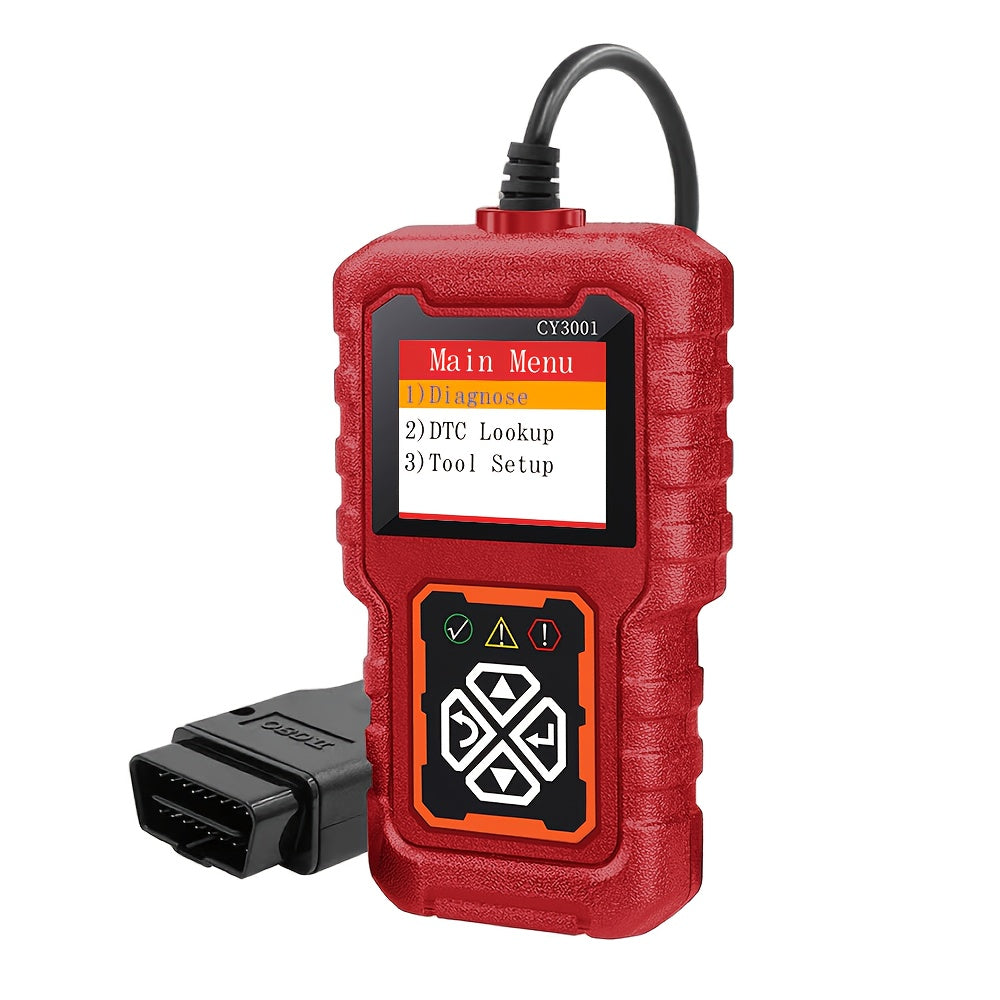 Scanner CY3001 Car OBD2  Reader Engine Fault Scanner CAN Diagnostic Tool for All OBD II Protocol Cars Since 1996, Without Battery