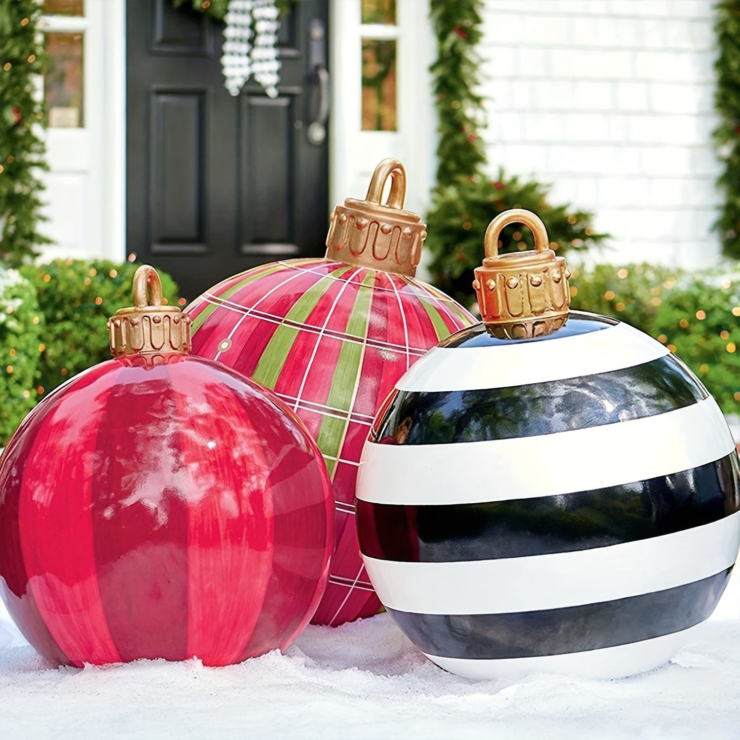 Balloons Inflatable Christmas  - Indoor/Outdoor Decorations, No Electricity Needed