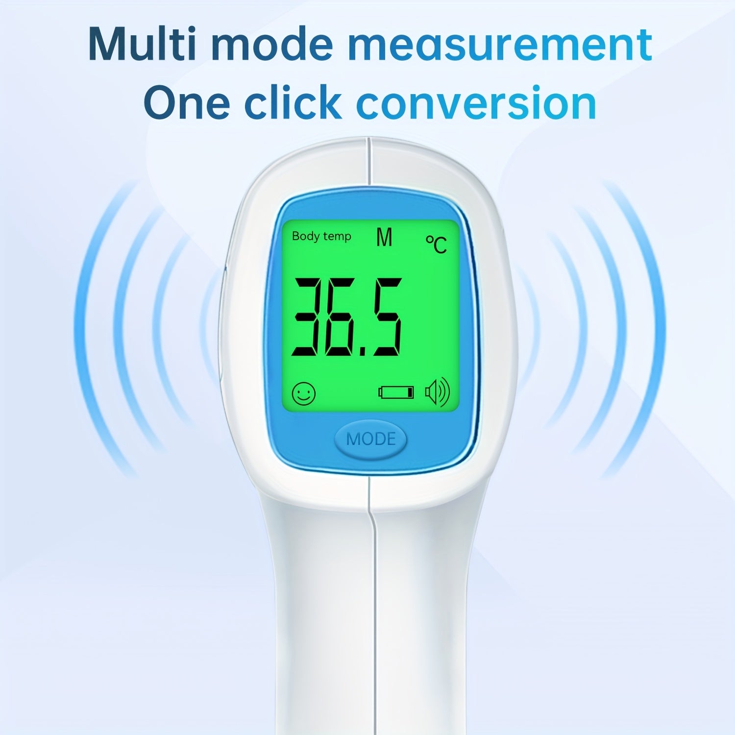 Thermometer Touchless 3-in-1  – Infrared, LCD, Fever Alert