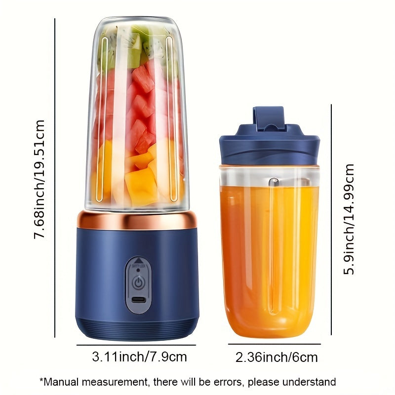 Juicer Portable Multi-Function  with Rechargeable Battery - Compact Food-Grade PP Cup, On-the-Go Use, Cross-Border Wholesale