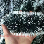 Garland Classic Christmas Artificial Tinsel  in Green And White
