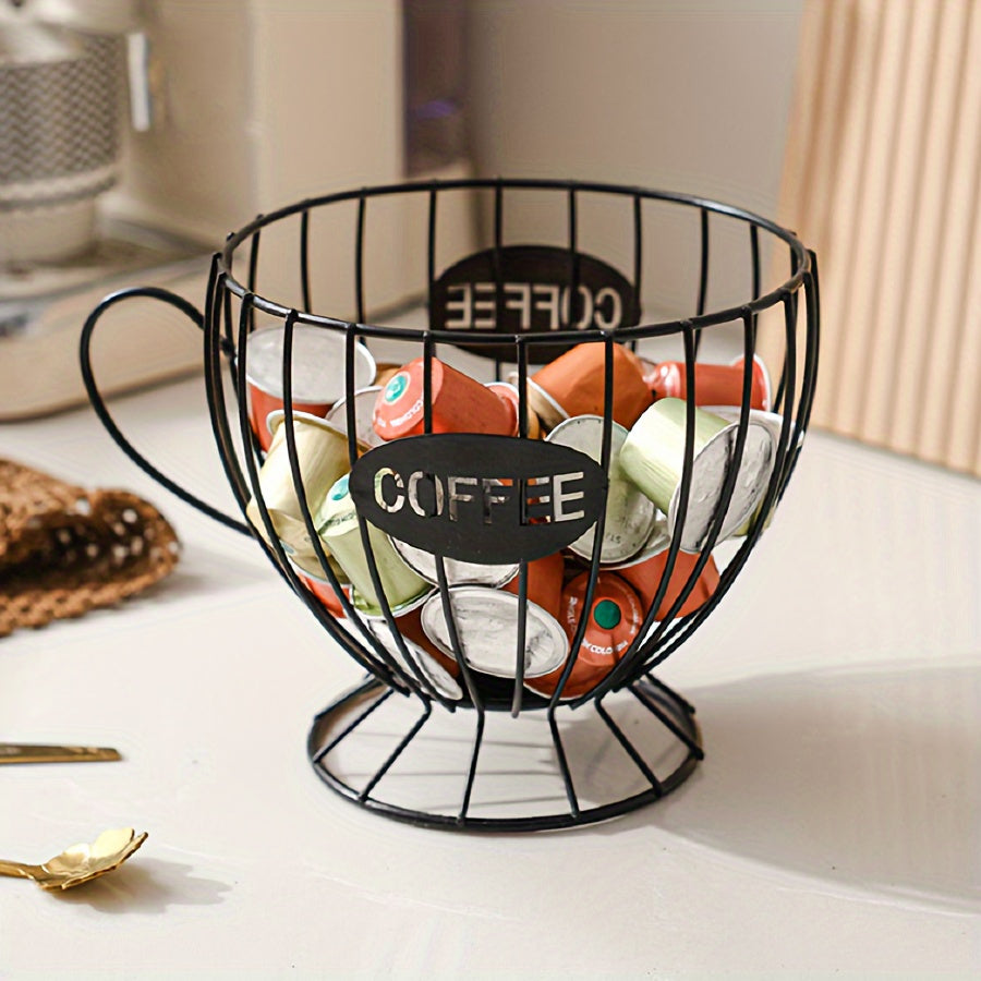Coffee Capsule Organizer 1pc Modern Nordic  - Elegant Black