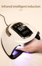 Nail Lamp Professional Quick-Dry /LED  - /LED Light Machine for Fast Gel Polish, LCD Display & Operation (Adapter-Free) - & Salon Use, Low-Power /Blue Light for -Free Nail Hardening, No Odor