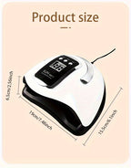 Nail Lamp Professional Quick-Dry /LED  - /LED Light Machine for Fast Gel Polish, LCD Display & Operation (Adapter-Free) - & Salon Use, Low-Power /Blue Light for -Free Nail Hardening, No Odor