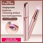 Eyebrow Trimmer for Men & Women -USB- Electric  Automatic Hair Removal Pen with Stainless Steel Blade