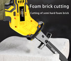 Saw Machine ONLY The Wireless Electric Reciprocating Saw Multifunctional Reciprocating Saw Kit Is Suitable for Cutting Wood/metal/PVC, with A Safety Lock Reciprocating Cutting Saw Scene for Cutting Wood And Metal., Cordless Recip