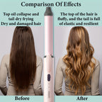 Hair Curling Wand CRASTS Unisex Adult , 9mm-25mm Teddy Bear Waves, Air Bangs, Mini 9mm 16mm 25mm Water Ripple Curls, 58W 220V Type C Plug, No Battery Required