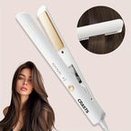 Hair Straightener CRASTS Titanium Flat Iron, 24W Unisex Adult  with 4-Temperature Settings, 220V Type C Plug, No Battery Required, for Straightening and Styling Hair, Home Use