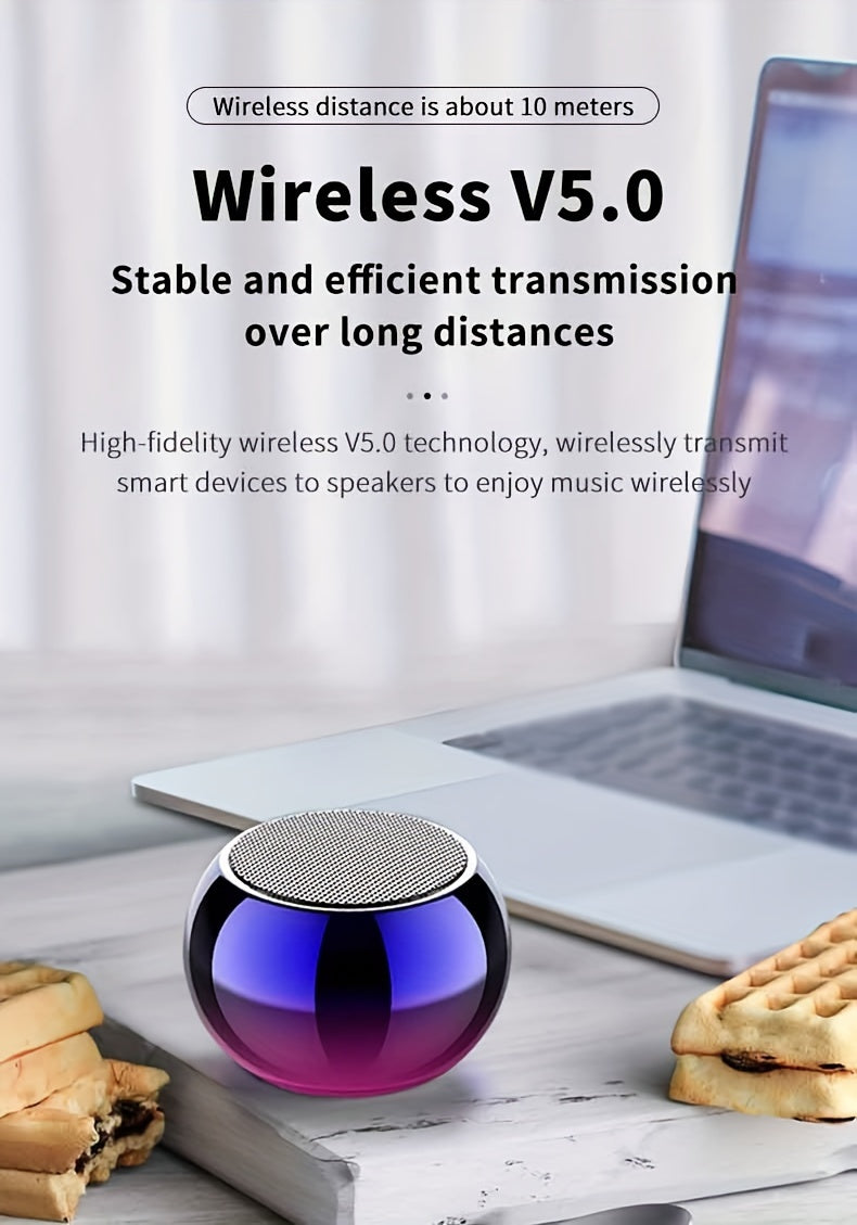 Speaker Mini  High appearance level Small steel cannon: Portable music player M3 wireless