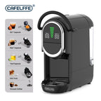 Coffee Machine CAFELFFE 19Bar Automatic Capsule  - Cold & Hot, Nescafe, DG, ESE Pod Compatible, Ground Coffee Option, 1450W, 220-240V, Easy to Clean, European Standard Plug, Perfect for Home Kitchen, Ideal Gift for Halloween,