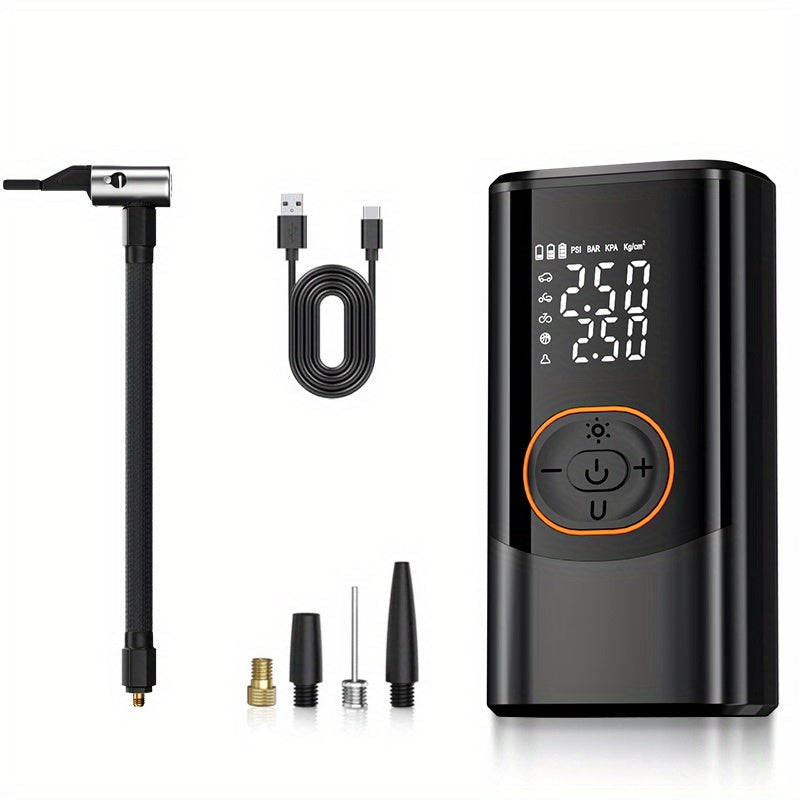 Tire Inflator with Digital Pressure Gauge Portable